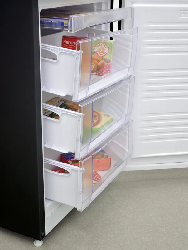 Холодильник Nordfrost NRB 161NF 232 черный матовый (двухкамерный)