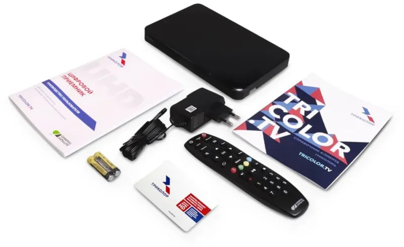 Комплект спутникового телевидения Триколор Ultra HD GS B622L черный