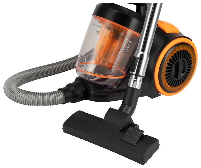 Пылесос Starwind SCV2285 2200Вт черный/оранжевый