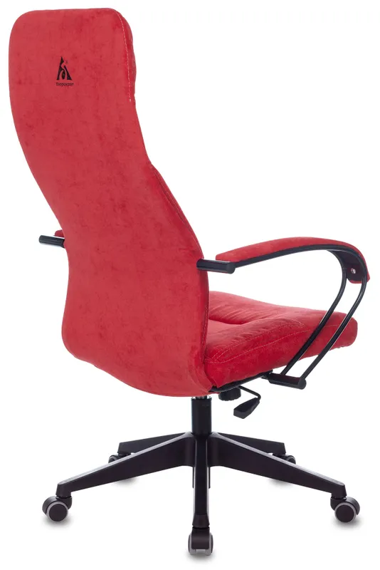 Кресло руководителя Бюрократ CH-608Fabric красный Velvet 88 крестов. пластик