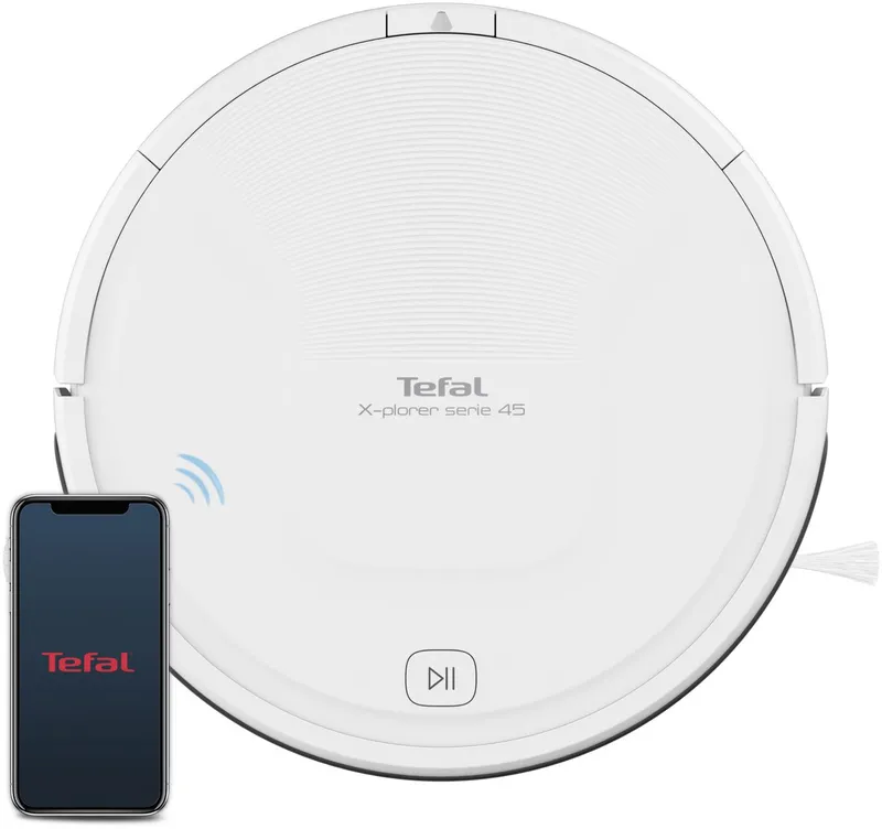 Пылесос-робот Tefal X-Plorer Serie 45 RG8227WH белый