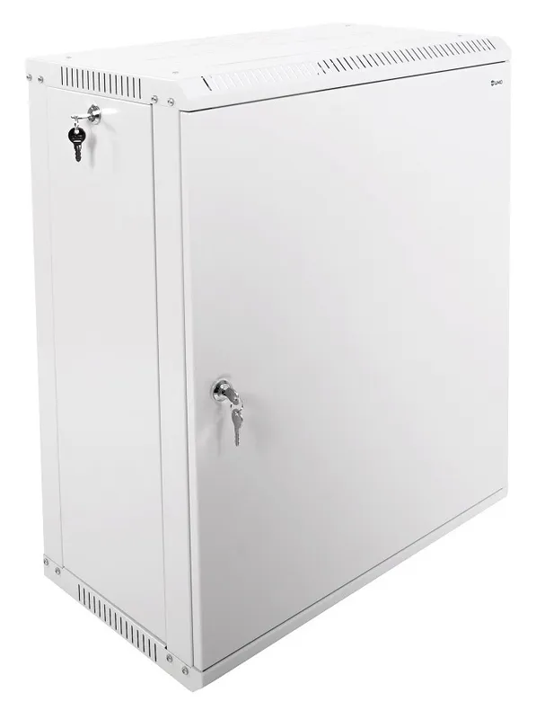 Шкаф коммутационный ЦМО ШРН-ЭКОНОМ (ШРН-Э-15.500.1) настенный 15U 600x520мм пер.дв.металл задн.дв.стал.лист направл.под закл.гайки 75кг серый 470мм 22.68кг 180град. 742мм IP20 сталь