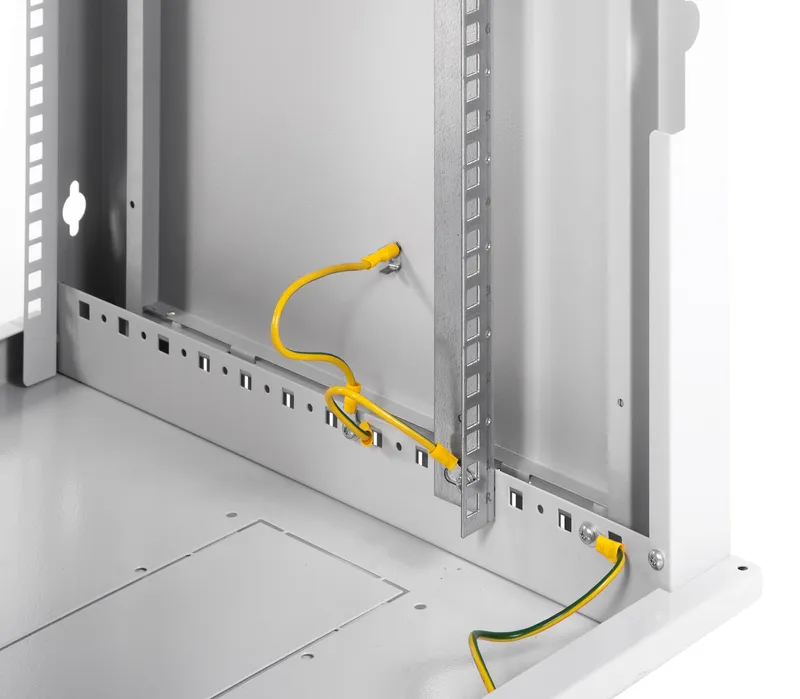 Шкаф коммутационный ЦМО ШРН-ЭКОНОМ (ШРН-Э-15.500.1) настенный 15U 600x520мм пер.дв.металл задн.дв.стал.лист направл.под закл.гайки 75кг серый 470мм 22.68кг 180град. 742мм IP20 сталь