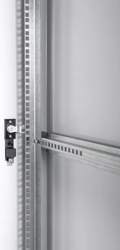 Шкаф коммутационный ЦМО (ШТК-Э-24.6.6-13АА) напольный 24U 600x600мм пер.дв.стекл металл 2 бок.пан. направл.под закл.гайки 540кг серый 515мм 51кг 180град. 1187мм IP20 сталь