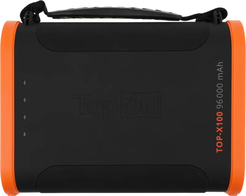 Мобильный аккумулятор TopON TOP-X100 96000mAh 184W 3A черный/оранжевый (102705)