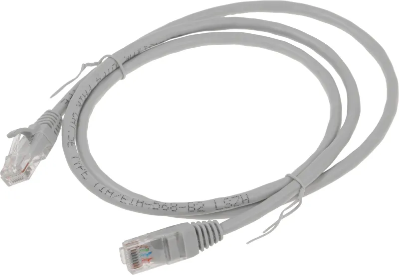 Патч-корд Premier 5-970 1.0 UTP 4 пары cat.5E CCA molded 1м серый RJ-45 (m)-RJ-45 (m)