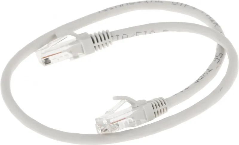 Патч-корд Premier 5-970 0.5 UTP 4 пары cat.5E CCA molded 0.5м серый RJ-45 (m)-RJ-45 (m)