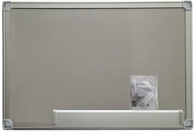 Доска магнитно-маркерная Silwerhof белый 90x120см алюминиевая рама лоток для аксессуаров