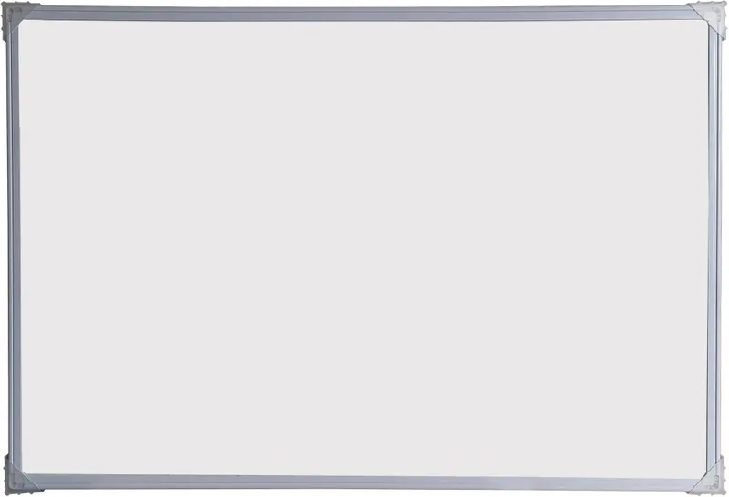 Доска магнитно-маркерная Silwerhof белый 90x120см алюминиевая рама лоток для аксессуаров