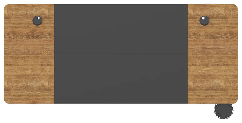 Стол для компьютера Cactus подъёмный столешница МДФ черный дуб антик каркас черный (CS-EDL-BAWD)