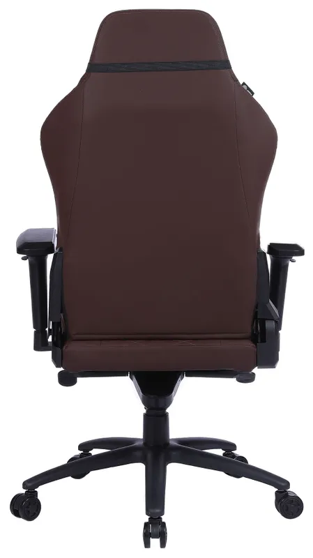 Кресло игровое Cactus CS-CHR-0112BR коричневый эко.кожа с подголов. крестов. сталь