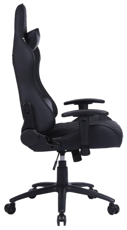 Кресло игровое Cactus CS-CHR-030BL черный эко.кожа с подголов. крестов. сталь