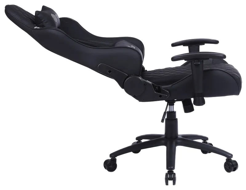 Кресло игровое Cactus CS-CHR-030BL черный эко.кожа с подголов. крестов. сталь