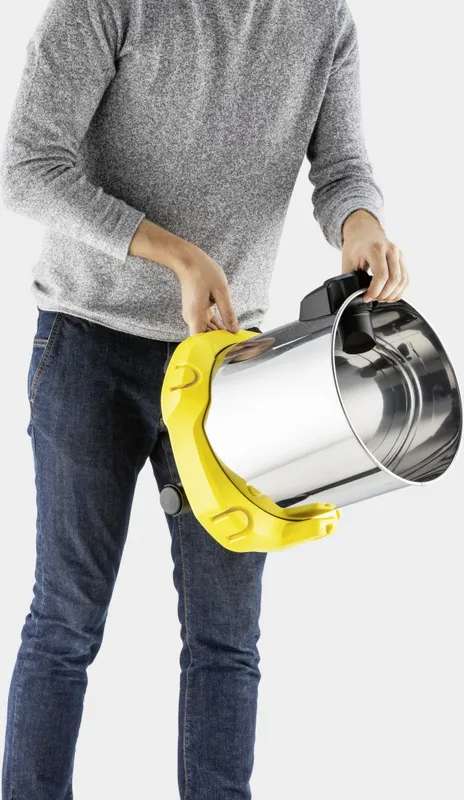 Строительный пылесос Karcher WD 3 S V-17/4/20 1000Вт (уборка: сухая/сбор воды) желтый