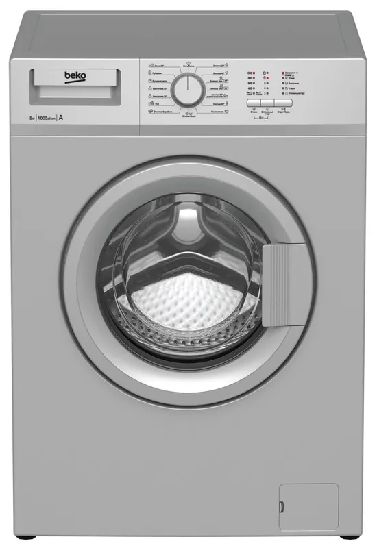 Стиральная машина Beko WRS55P1BSS класс: A-10% загр.фронтальная макс.:5кг серебристый