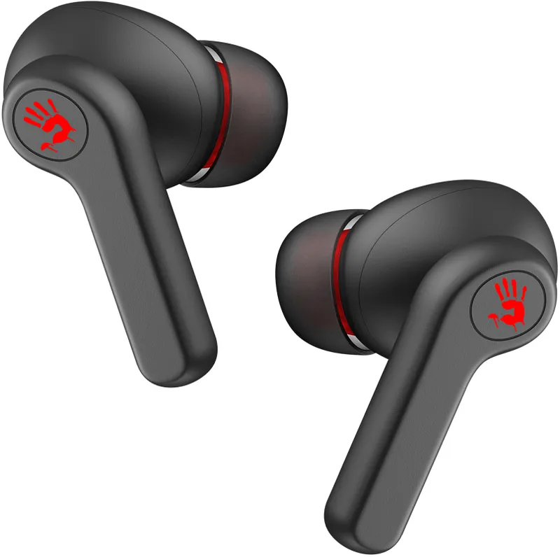 Гарнитура вкладыши A4Tech Bloody M30 черный/красный беспроводные bluetooth в ушной раковине (M30 (BLACK+RED))