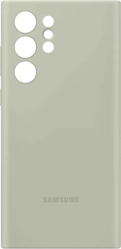 Чехол (клип-кейс) Samsung для Samsung Galaxy S22 Ultra Silicone Cover оливковый (EF-PS908TMEGRU)