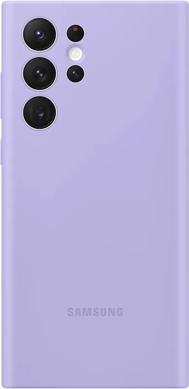 Чехол (клип-кейс) Samsung для Samsung Galaxy S22 Ultra Silicone Cover лаванда (EF-PS908TVEGRU)
