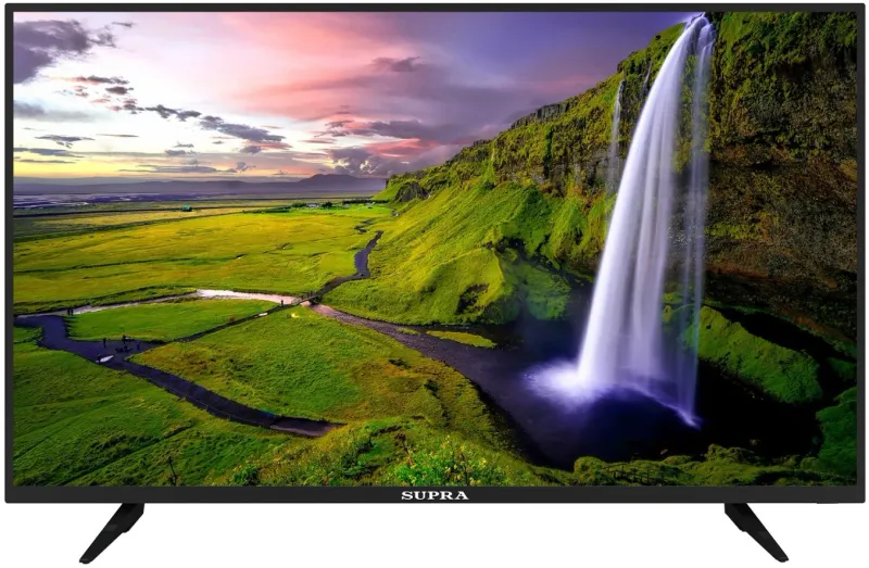 Телевизор LED Supra 43" STV-LC43LT0045F черный FULL HD 60Hz DVB-T DVB-T2 DVB-C USB Smart TV (RUS)