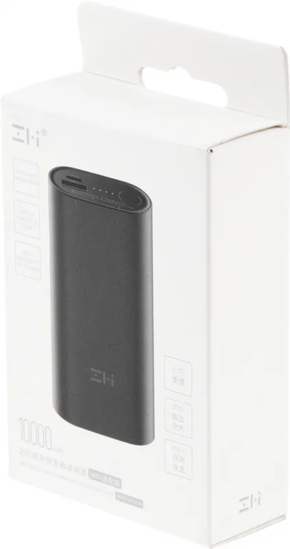 Мобильный аккумулятор ZMI PowerBank QB818 10000mAh QC3.0/PD3.0 3A черный (QB818 BLACK)