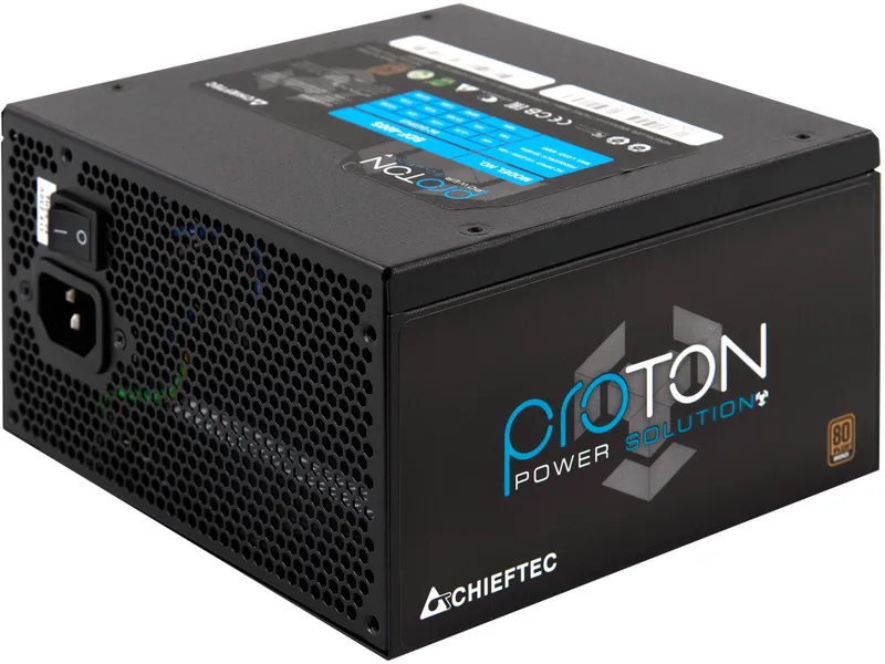 Chieftec PSU BDF-500S 500W Proton ATX2.3 EPS12V 230V 12cm Fan 80+Bronze Active PFC, 20+4, 8(4+4)p,8(6+2)p, 6xSATA, 2xMolex