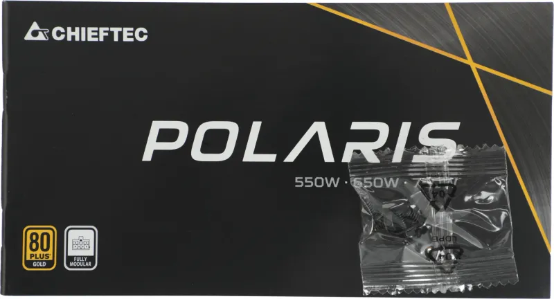 Chieftec Polaris PPS-750FC (ATX 2.4, 750W, 80 PLUS GOLD, Active PFC, 120mm fan, Full Cable Management) Retail
