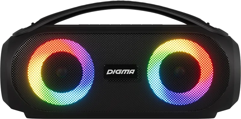 Колонка порт. Digma D-PS1530 черный/черный 50W 2.1 BT 10м 3000mAh (SP1530B)