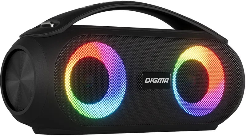 Колонка порт. Digma D-PS1530 черный/черный 50W 2.1 BT 10м 3000mAh (SP1530B)