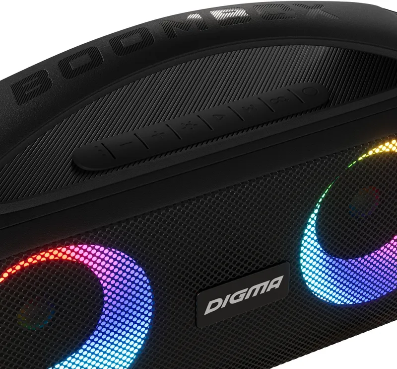 Колонка порт. Digma D-PS1530 черный/черный 50W 2.1 BT 10м 3000mAh (SP1530B)