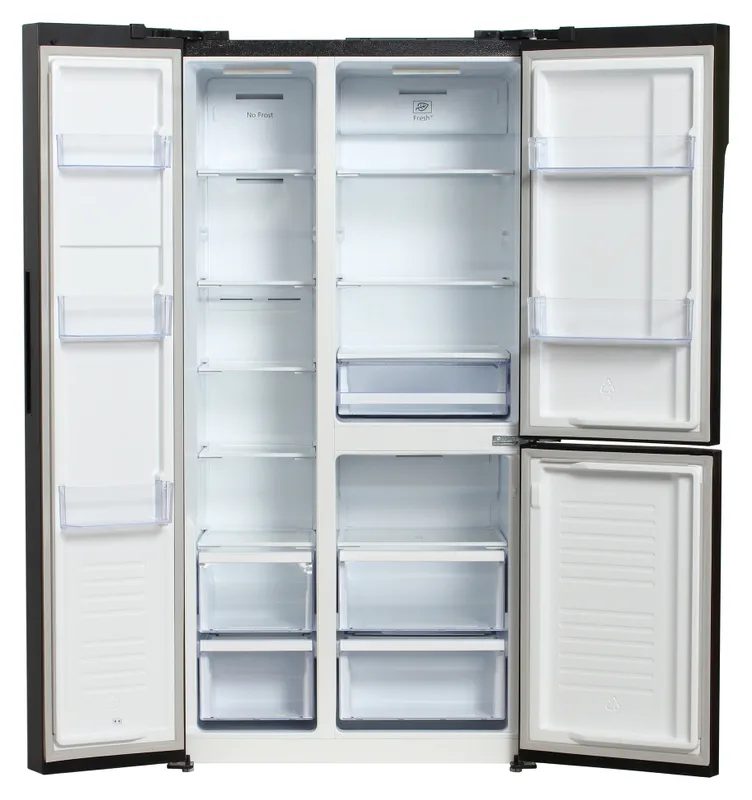 Холодильник Hyundai CS5073FV 3-хкамерн. графит