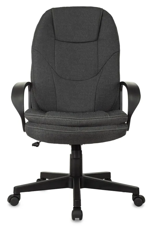 Кресло руководителя Бюрократ CH-868LT Fabric серый 38-417 крестов. пластик