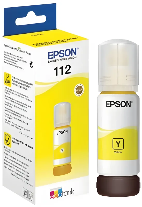 Чернила Epson 112 C13T06C44A желтый 70мл для Epson L11160/L15150/L15160