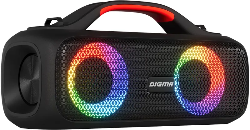 Колонка порт. Digma D-PS1531 черный/черный 40W 2.0 BT 10м 3000mAh (SP1531B)