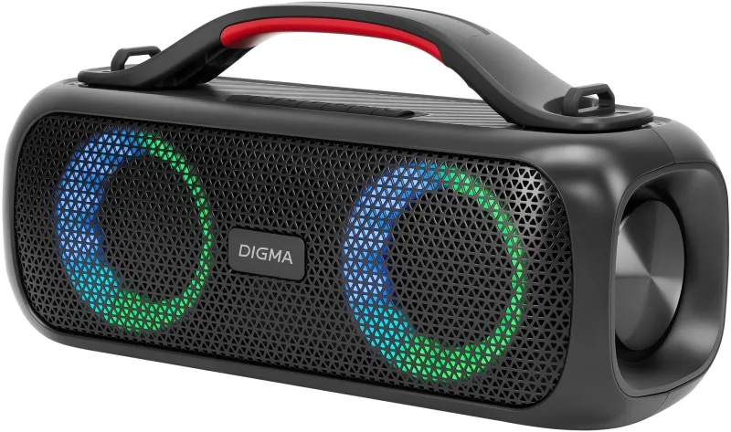 Колонка порт. Digma D-PS1531 черный/черный 40W 2.0 BT 10м 3000mAh (SP1531B)