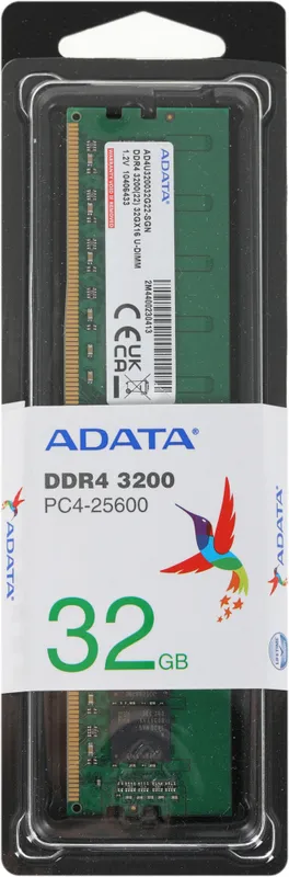 Память DDR4 32Gb 3200MHz A-Data AD4U320032G22-SGN Premier RTL PC4-25600 CL22 DIMM 288-pin 1.2В single rank Ret