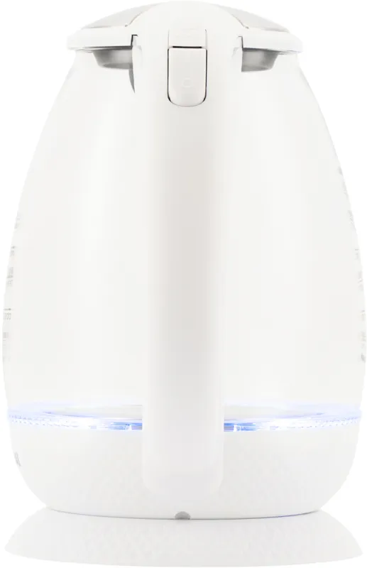 Чайник электрический Hyundai HYK-G3805 1.7л. 2200Вт белый/прозрачный (корпус: стекло)