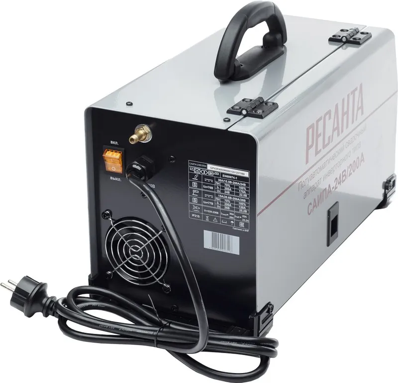 Сварочный полуавтомат Ресанта САИПА-24В/200А инвертор MIG-MAG 6.9кВт