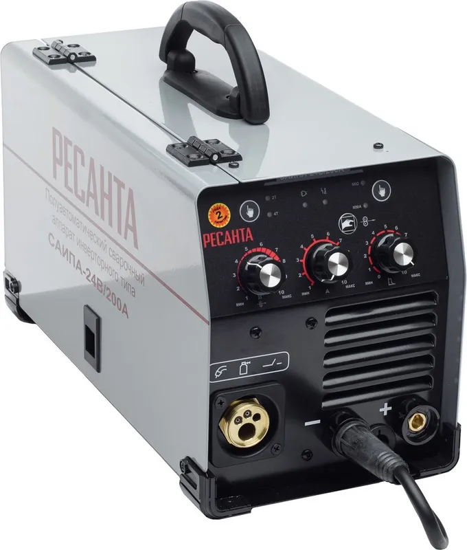 Сварочный полуавтомат Ресанта САИПА-24В/200А инвертор MIG-MAG 6.9кВт