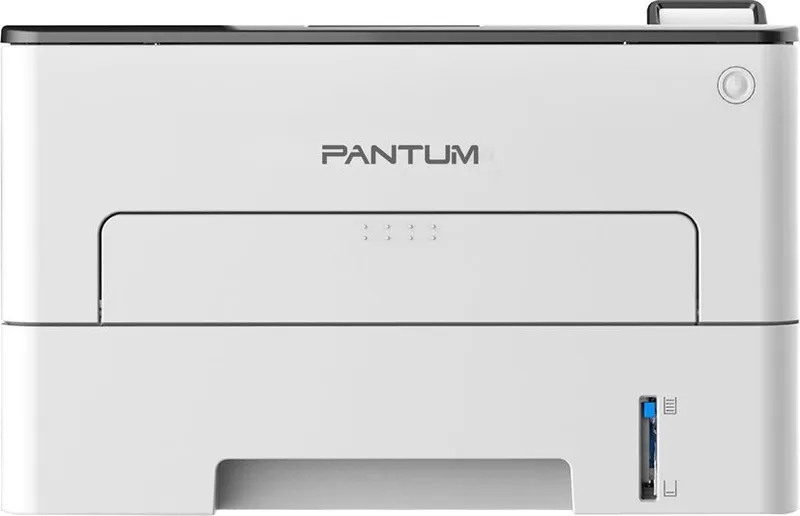 Лазерный монохромный принтер Pantum P3300DW, Printer, Mono laser, A4, 33 ppm (max 60000 p/mon), 350 MHz, 1200x1200 dpi, 256 MB RAM, PCL/PS, Duplex, paper tray 250 pages, USB, LAN, WiFi, start. cartridge 1500 pages (grey)