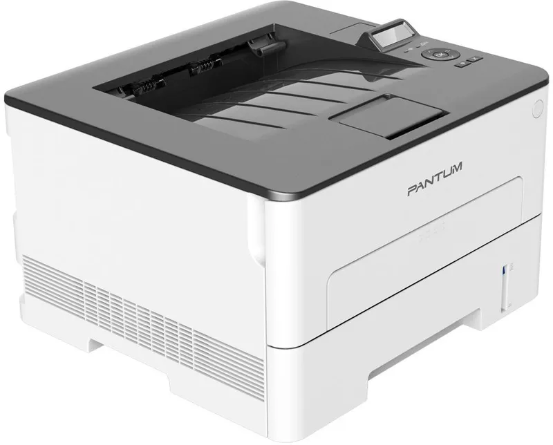 Лазерный монохромный принтер Pantum P3300DW, Printer, Mono laser, A4, 33 ppm (max 60000 p/mon), 350 MHz, 1200x1200 dpi, 256 MB RAM, PCL/PS, Duplex, paper tray 250 pages, USB, LAN, WiFi, start. cartridge 1500 pages (grey)