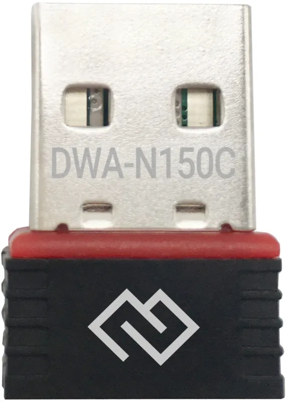 Сетевой адаптер Wi-Fi Digma DWA-N150C N150 USB 2.0 (ант.внутр.) 1ант. (упак.:1шт)