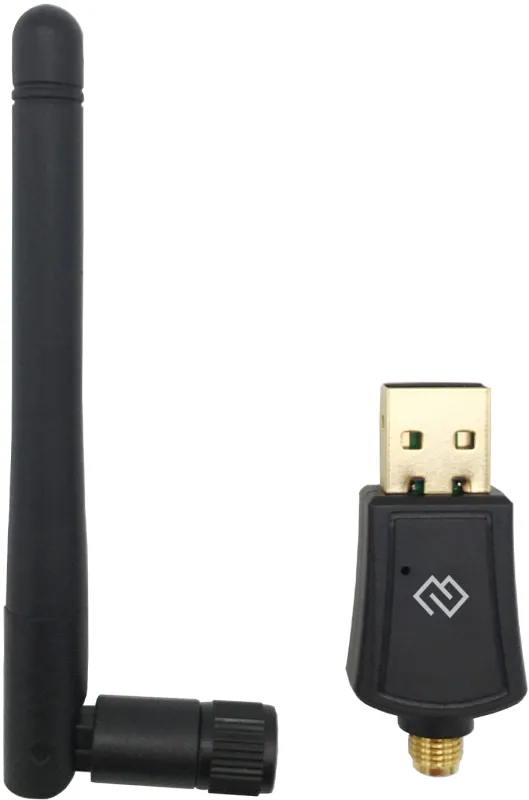 Сетевой адаптер Wi-Fi Digma DWA-AC600E AC600 USB 2.0 (ант.внеш.съем) 1ант. (упак.:1шт)
