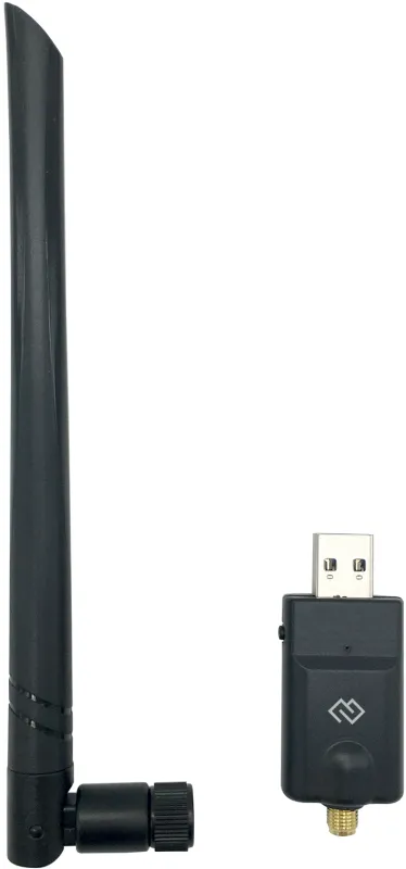 Сетевой адаптер Wi-Fi + Bluetooth Digma DWA-BT5-AC1300E AC1300 USB 3.0 (ант.внеш.съем) 1ант. (упак.:1шт)