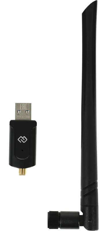 Сетевой адаптер Wi-Fi Digma DWA-AC1300E AC1300 USB 3.0 (ант.внеш.съем) 1ант. (упак.:1шт)