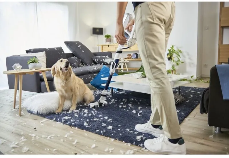 Пылесос ручной Tefal Air Force 360 Flex TY9471WO белый/синий