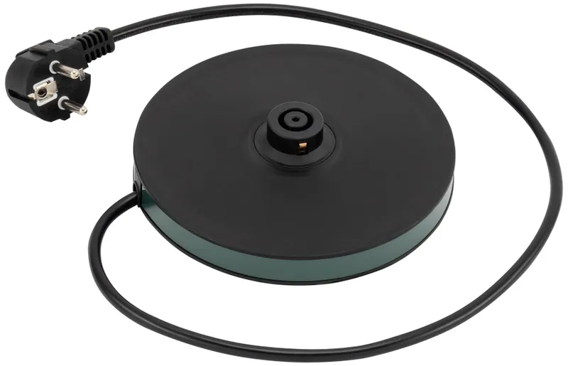 Чайник электрический Hyundai HYK-S4805 1.7л. 2200Вт темно-зеленый корпус: стекло/пластик