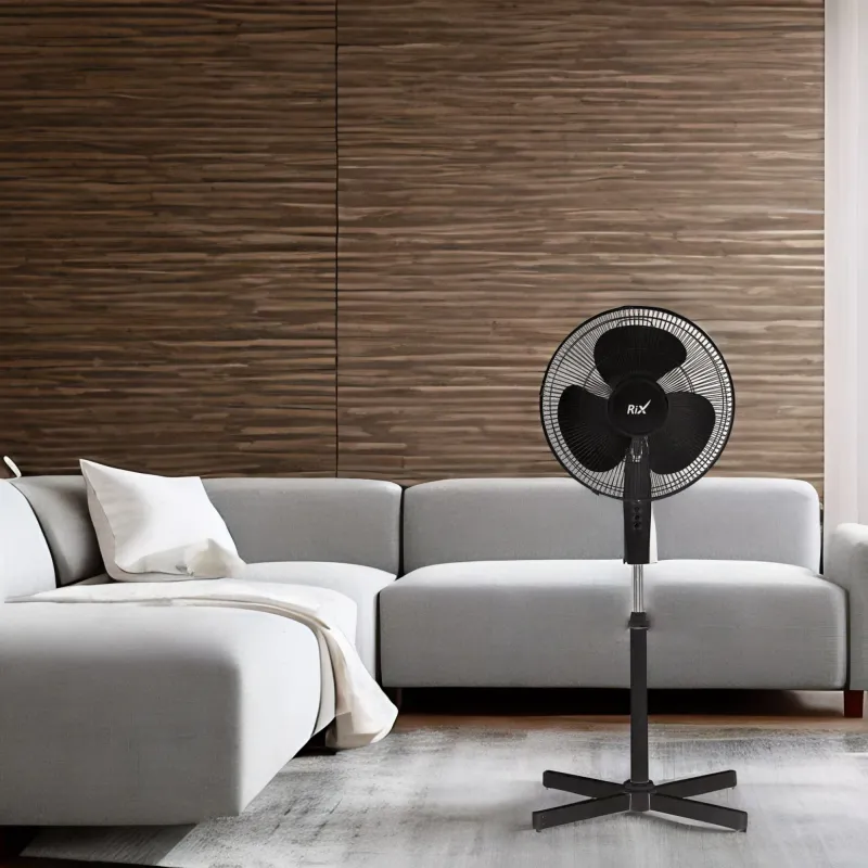 Вентилятор напольный RIX RSF-3000B 40Вт скоростей:3 черный