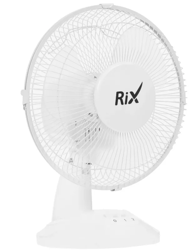 Вентилятор настольный RIX RDF-2200W 30Вт скоростей:2 белый