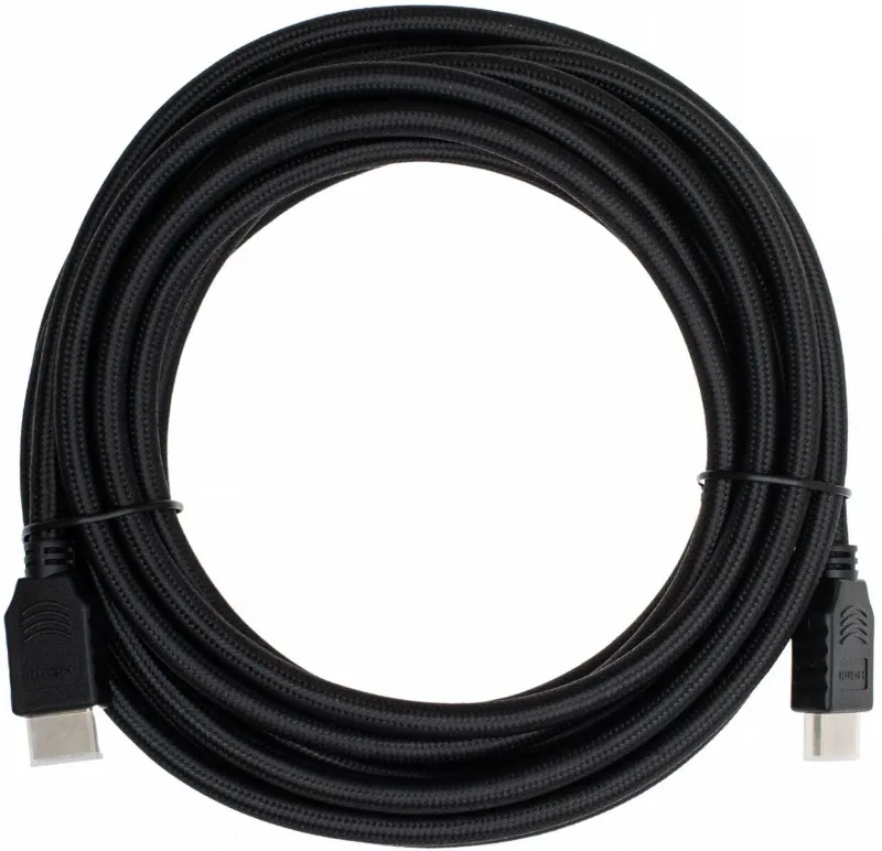 Кабель аудио-видео Cactus CS-HDMI.2-5 HDMI (m)/HDMI (m) 5м. позолоч.конт. черный