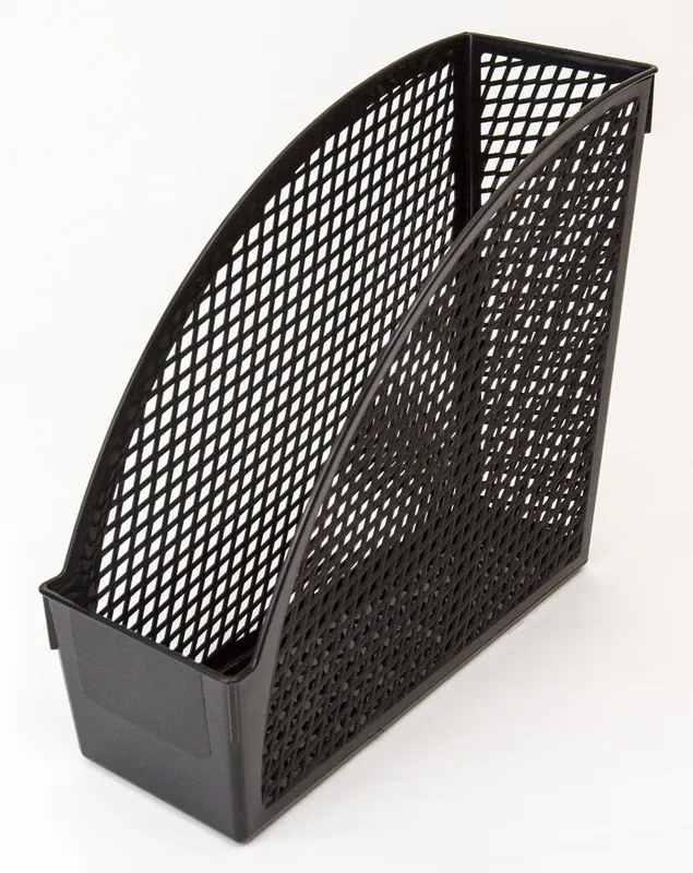 Лоток вертикальный Buro Стандарт 1отд. 270x250x100мм черный пластик